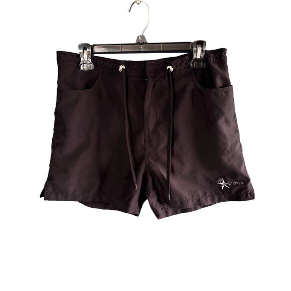 Body Glove Swim Shorts in Size XL in Black with Draw String Waist - Picture 1 of 9
